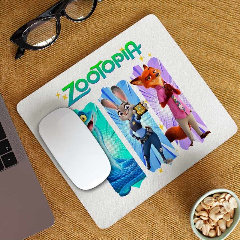 PC, gaming si accesorii - Periferice PC - Mousepad - Mousepad Zootopia Dream Team Zootropolis Politisti CoolTrend, 21x19cm - Infinity.ro