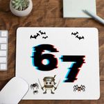 PC, gaming si accesorii - Periferice PC - Mousepad - Mousepad Six Seven Glitch 67 Effect Video CoolTrend, 21x19cm - Infinity.ro