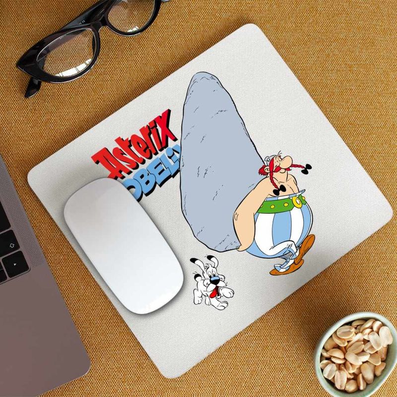 PC, gaming si accesorii - Periferice PC - Mousepad - Mousepad Obelix Asterix Stanca Cleopatra, CoolTrend, 21x19cm - Infinity.ro