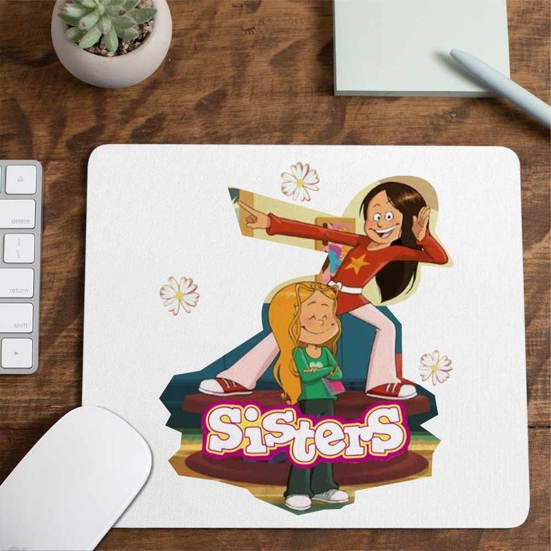 PC, gaming si accesorii - Periferice PC - Mousepad - Mousepad Surorile Desene Animate The Sisters, CoolTrend, 21x19cm - Infinity.ro