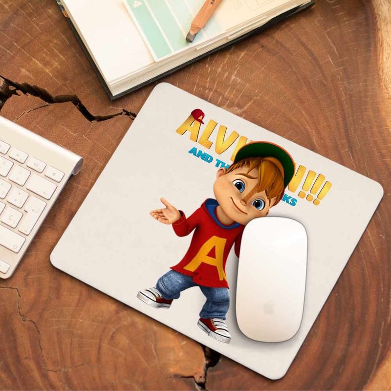 PC, gaming si accesorii - Periferice PC - Mousepad - Mousepad Alvin Alvinnn Veveritele, CoolTrend, 21x19cm - Infinity.ro