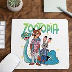 PC, gaming si accesorii - Periferice PC - Mousepad - Mousepad Zootopia Nick Judy Gary Zootropolis Politist CoolTrend, 21x19cm - Infinity.ro