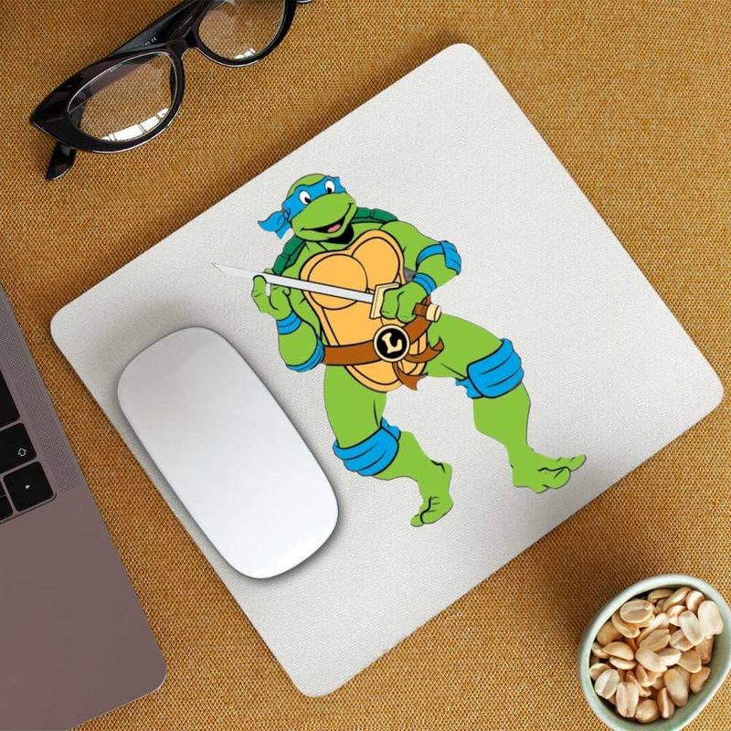 PC, gaming si accesorii - Periferice PC - Mousepad - Mousepad Testoasele Ninja Leonardo Sabii, CoolTrend, 21x19cm - Infinity.ro