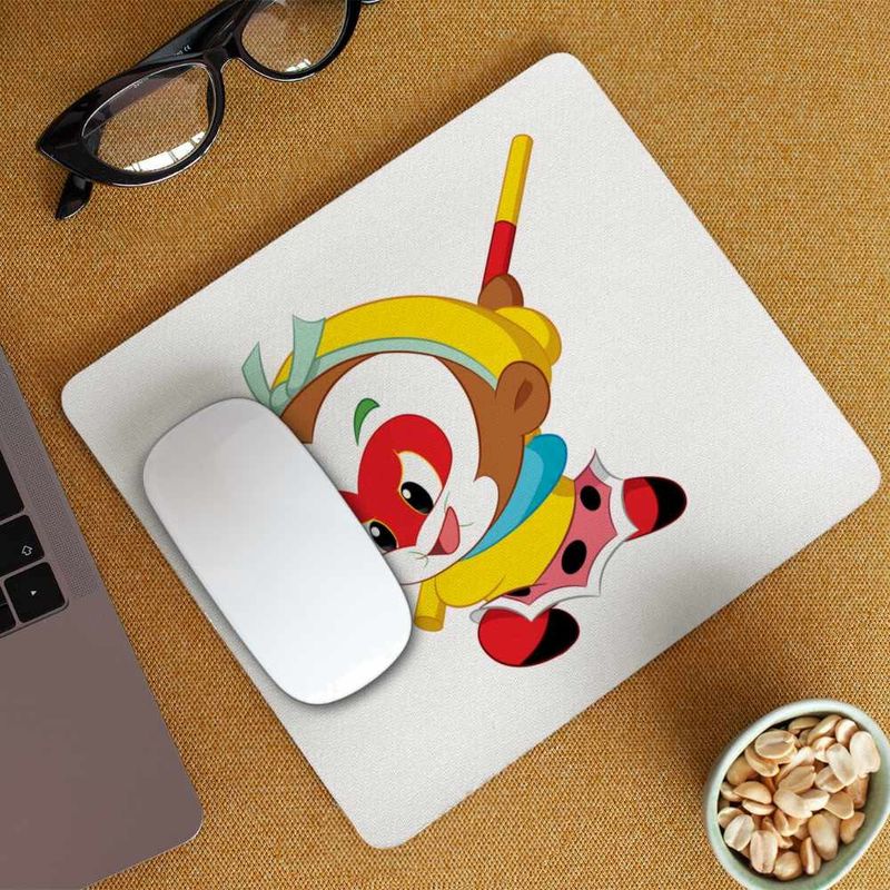 PC, gaming si accesorii - Periferice PC - Mousepad - Mousepad Sun Wukong Journey Vest Desene, 21x19cm - Infinity.ro