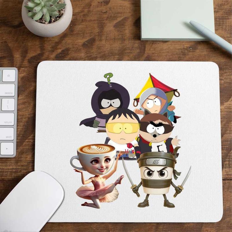 PC, gaming si accesorii - Periferice PC - Mousepad - Mousepad South Park Capucino Asasino Capucina Italia, CoolTrend, 21x19cm - Infinity.ro
