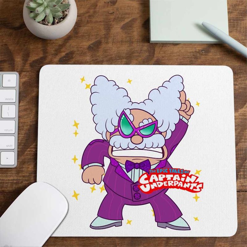 PC, gaming si accesorii - Periferice PC - Mousepad - Mousepad Captain Underpants Professor Poopypants Profesorul Partescu Capitanul Chilot CoolTrend, 21x19cm - Infinity.ro