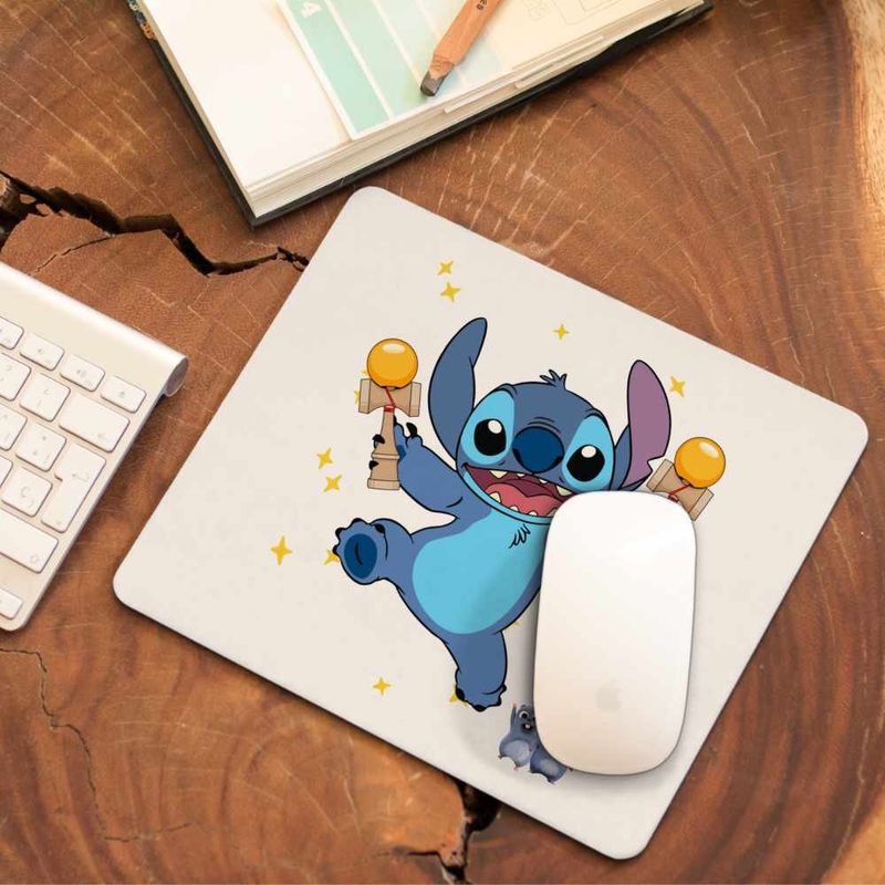 PC, gaming si accesorii - Periferice PC - Mousepad - Mousepad Kendama Stitch Lilo Desene Animate CoolTrend, 21x19cm - Infinity.ro