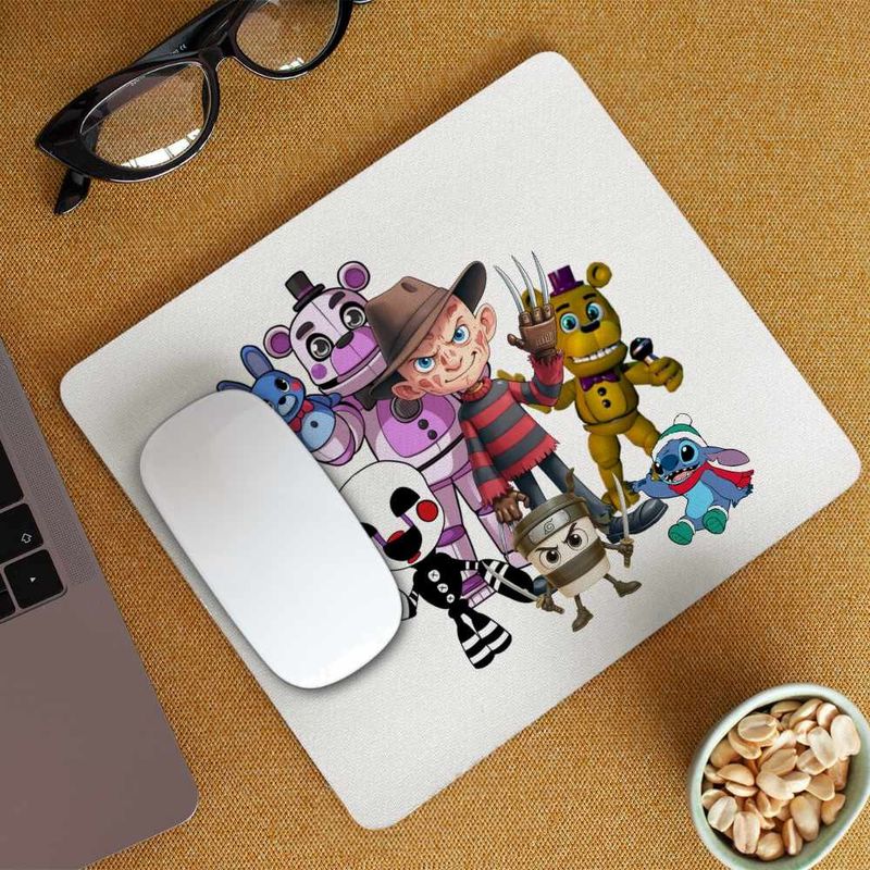 PC, gaming si accesorii - Periferice PC - Mousepad - Mousepad Fnaf Freddy Krueger Five Nights at Freddy Horror Halloween CoolTrend, 21x19cm - Infinity.ro