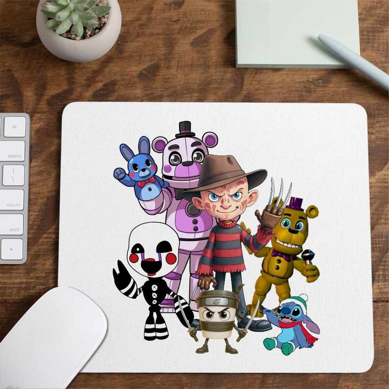 PC, gaming si accesorii - Periferice PC - Mousepad - Mousepad Fnaf Freddy Krueger Five Nights at Freddy Horror Halloween CoolTrend, 21x19cm - Infinity.ro