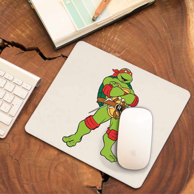 PC, gaming si accesorii - Periferice PC - Mousepad - Mousepad Testoasele Ninja Rafael Raphael Rafaelo Cutite, CoolTrend, 21x19cm - Infinity.ro