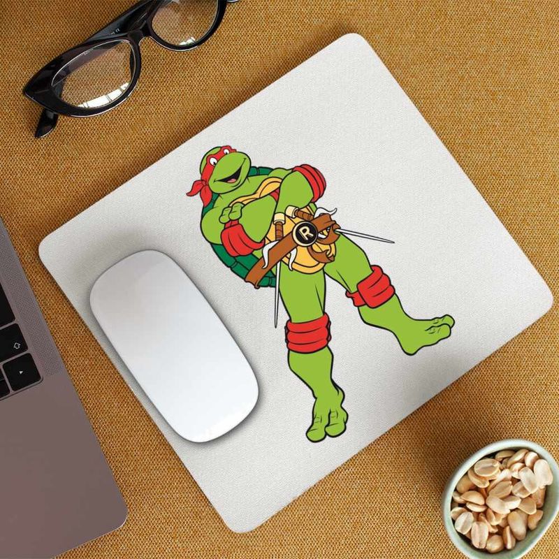 PC, gaming si accesorii - Periferice PC - Mousepad - Mousepad Testoasele Ninja Rafael Raphael Rafaelo Cutite, CoolTrend, 21x19cm - Infinity.ro