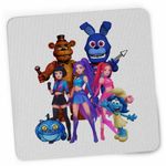 PC, gaming si accesorii - Periferice PC - Mousepad - Mousepad Fnaf Huntrix Kpop Five Nights at Freddy Horror Halloween CoolTrend, 21x19cm - Infinity.ro