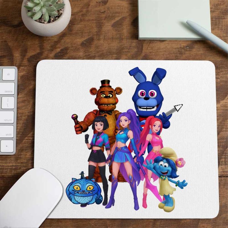 PC, gaming si accesorii - Periferice PC - Mousepad - Mousepad Fnaf Huntrix Kpop Five Nights at Freddy Horror Halloween CoolTrend, 21x19cm - Infinity.ro