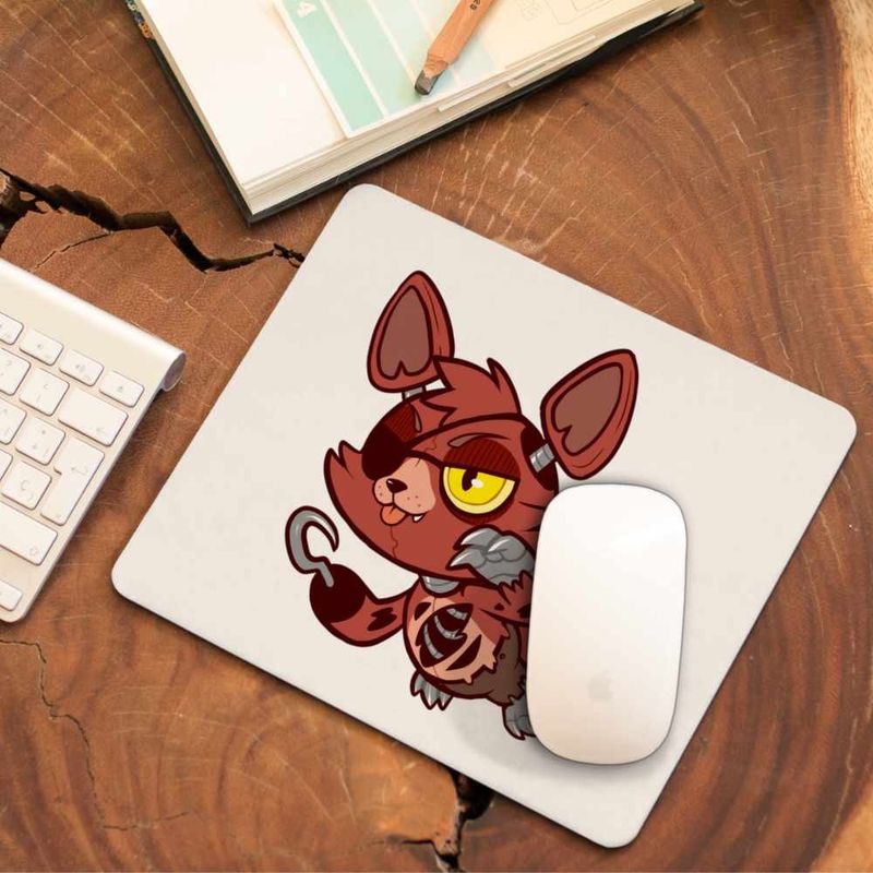 PC, gaming si accesorii - Periferice PC - Mousepad - Mousepad Fnaf Playtime Foxy Five Nights at Freddy Horror Halloween CoolTrend, 21x19cm - Infinity.ro
