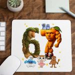 PC, gaming si accesorii - Periferice PC - Mousepad - Mousepad Six Seven Brainrot Orange Italian Meme Fitness CoolTrend, 21x19cm - Infinity.ro