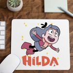 PC, gaming si accesorii - Periferice PC - Mousepad - Mousepad Hilda Aventuri Desene Animate, 21x19cm - Infinity.ro