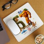 PC, gaming si accesorii - Periferice PC - Mousepad - Mousepad Six Seven Brainrot Orange Italian Meme Fitness CoolTrend, 21x19cm - Infinity.ro