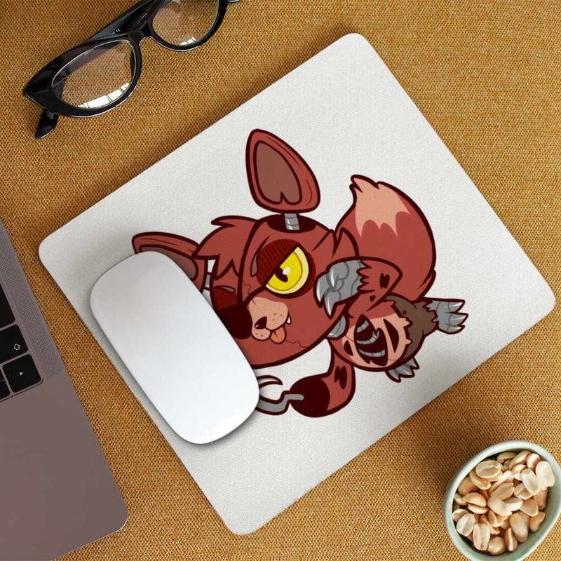 PC, gaming si accesorii - Periferice PC - Mousepad - Mousepad Fnaf Playtime Foxy Five Nights at Freddy Horror Halloween CoolTrend, 21x19cm - Infinity.ro