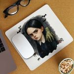 PC, gaming si accesorii - Periferice PC - Mousepad - Mousepad Familia Addams Wednesday Hand Halloween Mana Horror Petrecere CoolTrend, 21x19cm - Infinity.ro