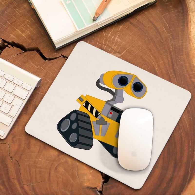 PC, gaming si accesorii - Periferice PC - Mousepad - Mousepad Wall-E Aventuri Viitor SF Robot Gunoi Reciclat CoolTrend, 21x19cm - Infinity.ro