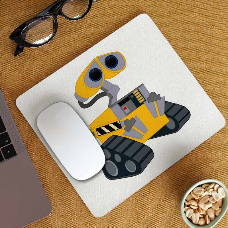 PC, gaming si accesorii - Periferice PC - Mousepad - Mousepad Wall-E Aventuri Viitor SF Robot Gunoi Reciclat CoolTrend, 21x19cm - Infinity.ro
