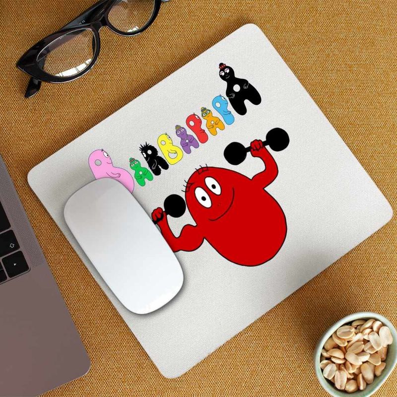 PC, gaming si accesorii - Periferice PC - Mousepad - Mousepad Barbapapa Barbaforte Barbabravo, CoolTrend, 21x19cm - Infinity.ro