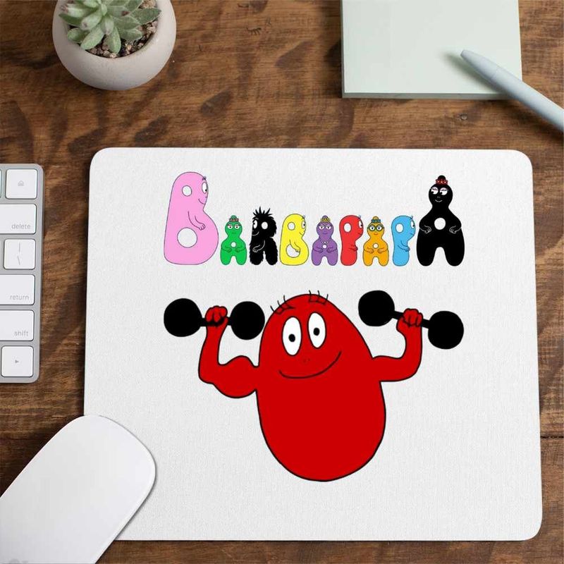 PC, gaming si accesorii - Periferice PC - Mousepad - Mousepad Barbapapa Barbaforte Barbabravo, CoolTrend, 21x19cm - Infinity.ro