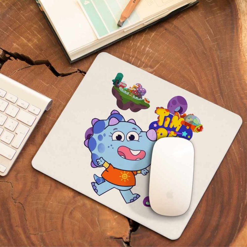 PC, gaming si accesorii - Periferice PC - Mousepad - Mousepad Tim Rex Kai Space Dinozauri Triceraptor, CoolTrend, 21x19cm - Infinity.ro