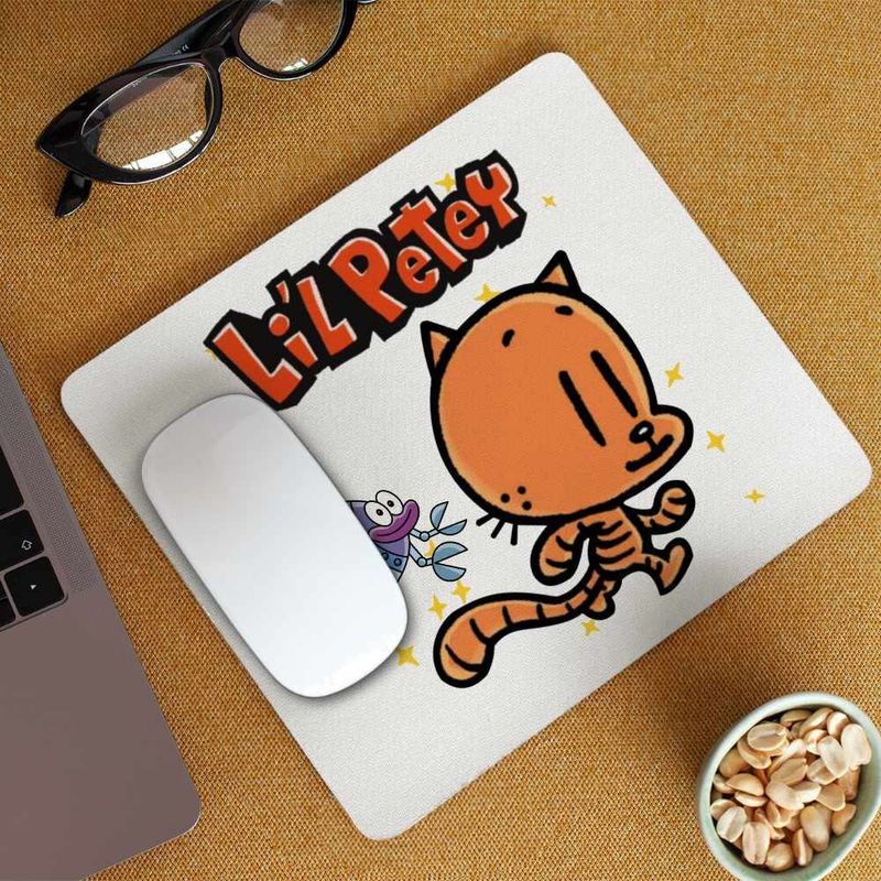 PC, gaming si accesorii - Periferice PC - Mousepad - Mousepad Dog Man Lil Petey Pisica Dav Pilkey CoolTrend, 21x19cm - Infinity.ro
