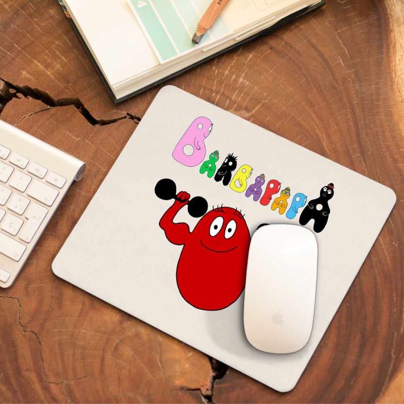 PC, gaming si accesorii - Periferice PC - Mousepad - Mousepad Barbapapa Barbaforte Barbabravo, CoolTrend, 21x19cm - Infinity.ro