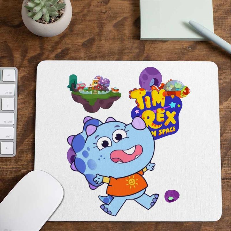 PC, gaming si accesorii - Periferice PC - Mousepad - Mousepad Tim Rex Kai Space Dinozauri Triceraptor, CoolTrend, 21x19cm - Infinity.ro