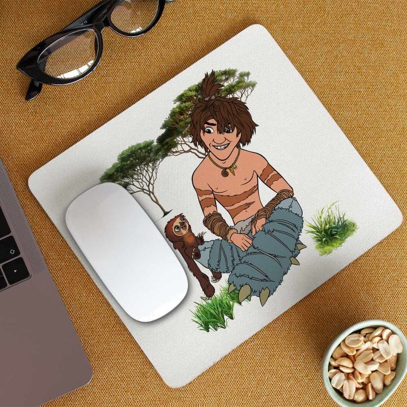 PC, gaming si accesorii - Periferice PC - Mousepad - Mousepad The Croods Guy Familia Crood Epoca de Piatra CoolTrend, 21x19cm - Infinity.ro