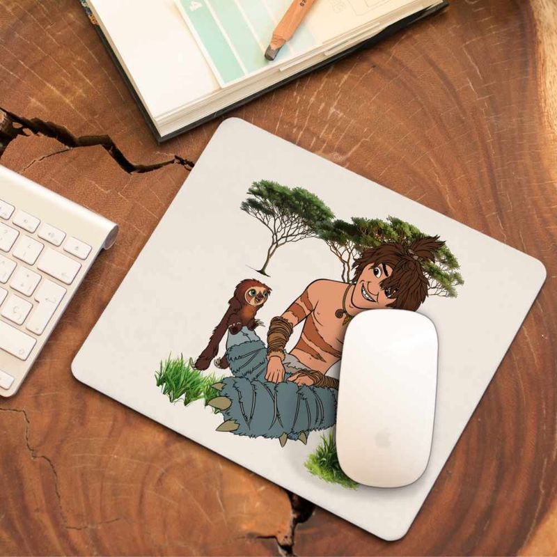 PC, gaming si accesorii - Periferice PC - Mousepad - Mousepad The Croods Guy Familia Crood Epoca de Piatra CoolTrend, 21x19cm - Infinity.ro
