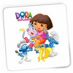 PC, gaming si accesorii - Periferice PC - Mousepad - Mousepad Dora Strumfii Bucatarul Rusinosul Hotomanul, CoolTrend, 21x19cm - Infinity.ro