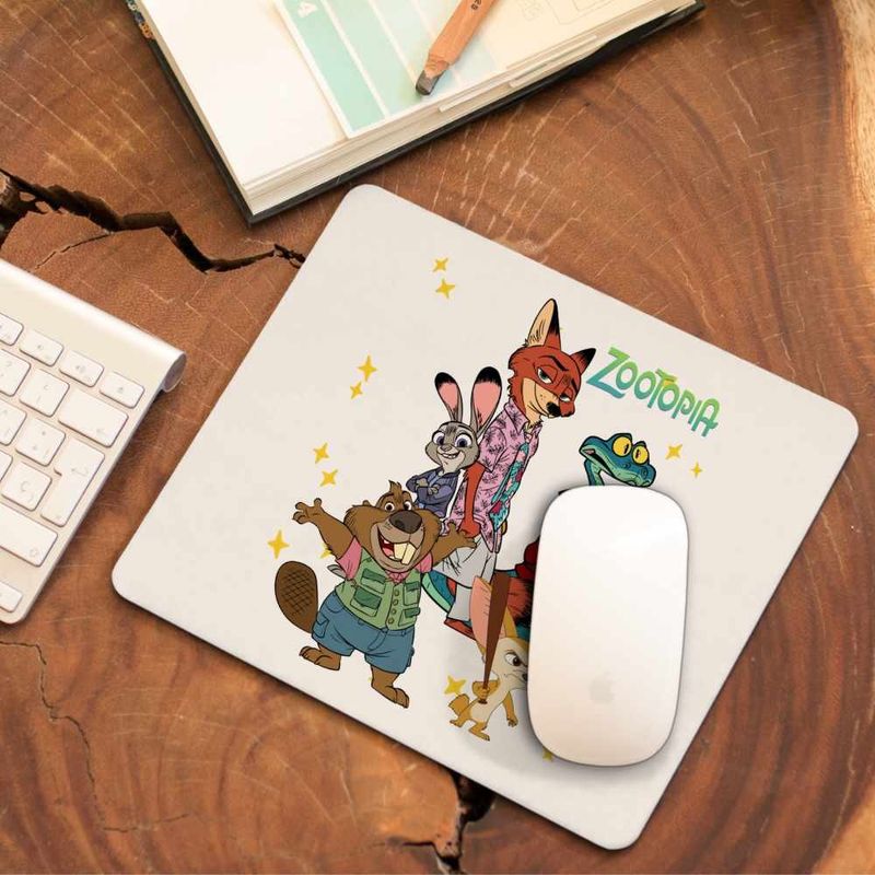 PC, gaming si accesorii - Periferice PC - Mousepad - Mousepad Zootopia All Gang Zootropolis Zootropolis Nick Judy Politie CoolTrend, 21x19cm - Infinity.ro