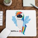 PC, gaming si accesorii - Periferice PC - Mousepad - Mousepad Wall-E Robot Eve Unicorn Curcubeu Viitor CoolTrend, 21x19cm - Infinity.ro