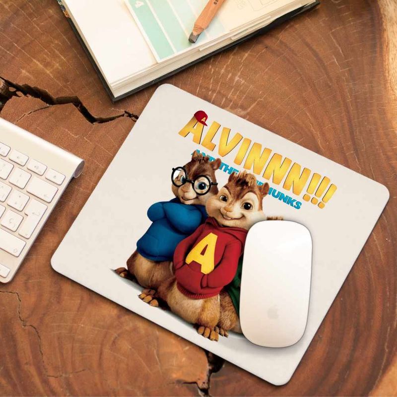 PC, gaming si accesorii - Periferice PC - Mousepad - Mousepad Alvin Toata Trupa Alvinnn Veveritele, CoolTrend, 21x19cm - Infinity.ro