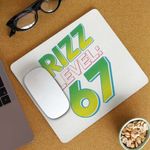 PC, gaming si accesorii - Periferice PC - Mousepad - Mousepad Six Seven Rizz Level 67 CoolTrend, 21x19cm - Infinity.ro