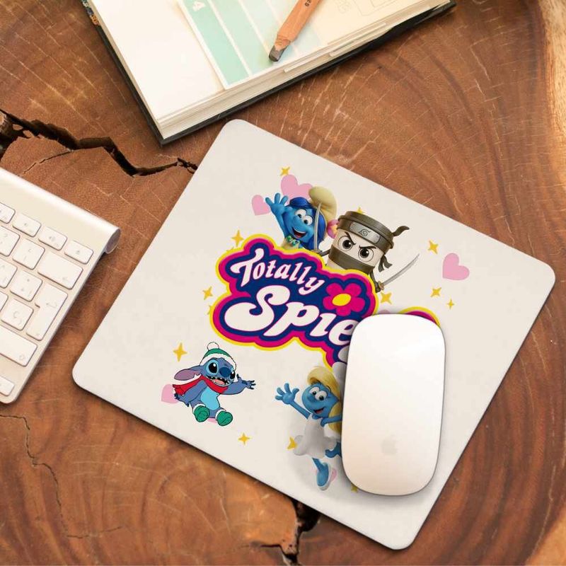 PC, gaming si accesorii - Periferice PC - Mousepad - Mousepad Spioanele Logo Desene Copilarie CoolTrend, 21x19cm - Infinity.ro