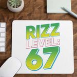 PC, gaming si accesorii - Periferice PC - Mousepad - Mousepad Six Seven Rizz Level 67 CoolTrend, 21x19cm - Infinity.ro