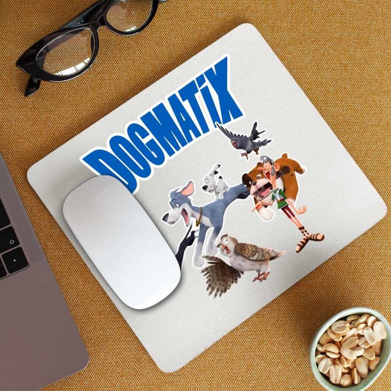 PC, gaming si accesorii - Periferice PC - Mousepad - Mousepad Dogmatix Dream Team Asterix Obelix, CoolTrend, 21x19cm - Infinity.ro