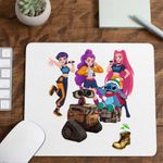 PC, gaming si accesorii - Periferice PC - Mousepad - Mousepad Wall-E Huntrix Stitch K-Pop Demon Hunters CoolTrend, 21x19cm - Infinity.ro