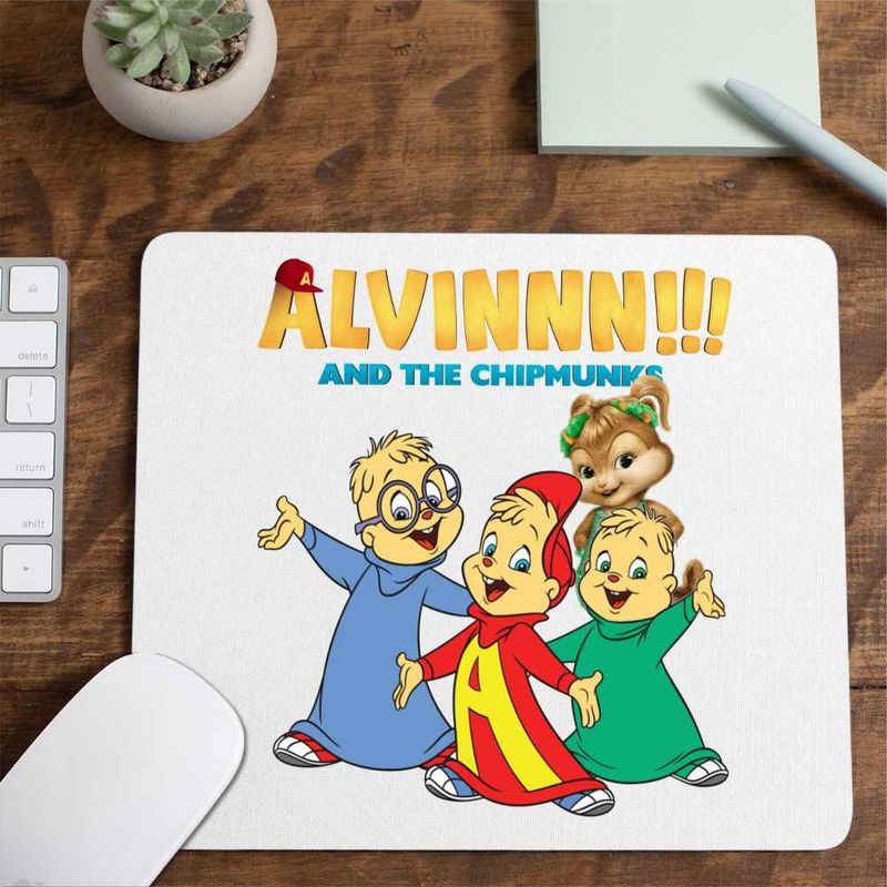 PC, gaming si accesorii - Periferice PC - Mousepad - Mousepad Alvin Aventuri Alvinnn Veveritele, CoolTrend, 21x19cm - Infinity.ro