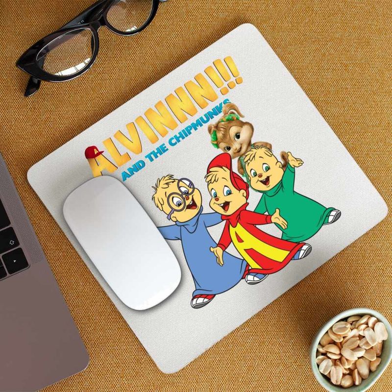 PC, gaming si accesorii - Periferice PC - Mousepad - Mousepad Alvin Aventuri Alvinnn Veveritele, CoolTrend, 21x19cm - Infinity.ro