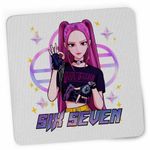 PC, gaming si accesorii - Periferice PC - Mousepad - Mousepad Six Seven Huntrix Mira 67 Saja Boys CoolTrend, 21x19cm - Infinity.ro