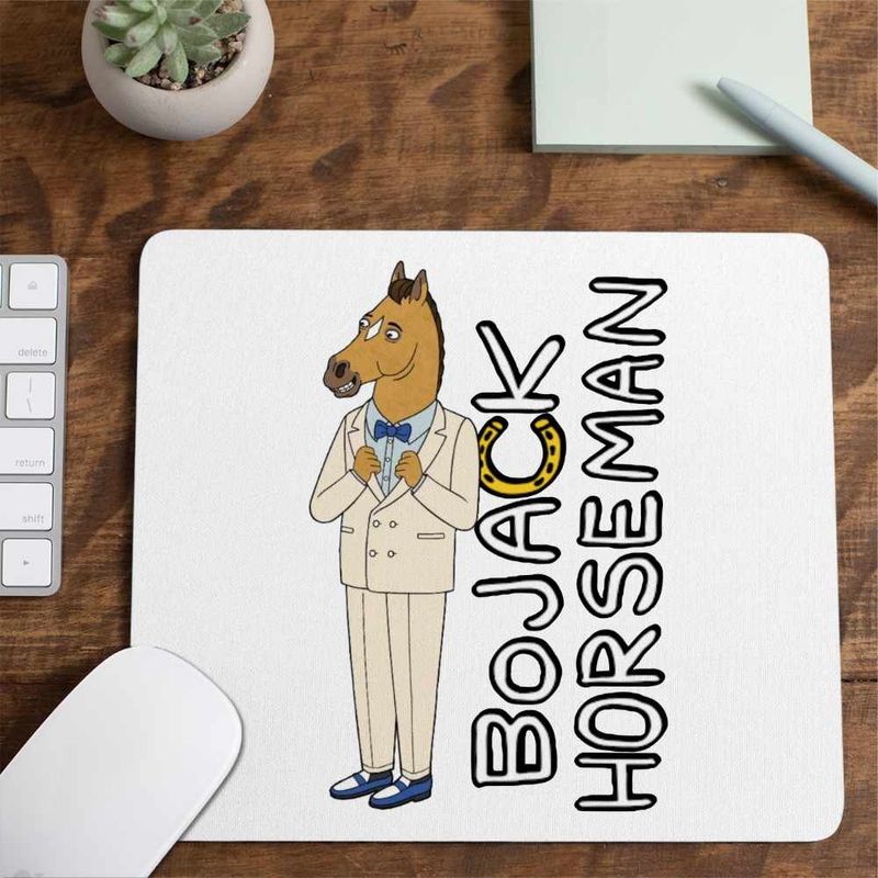PC, gaming si accesorii - Periferice PC - Mousepad - Mousepad BoJack Horseman Aventuri CoolTrend, 21x19cm - Infinity.ro