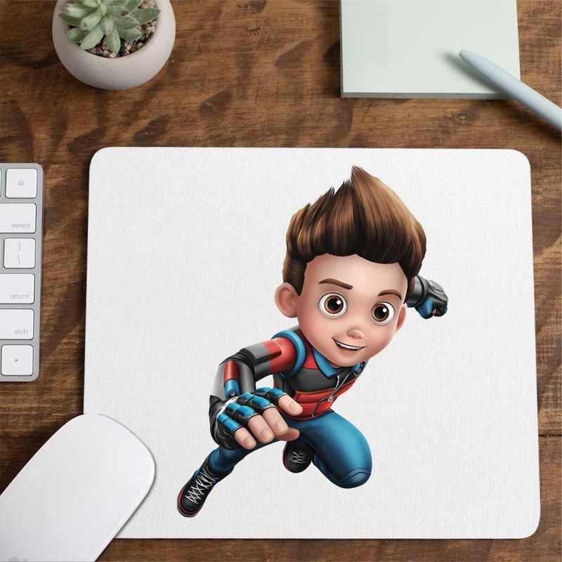 PC, gaming si accesorii - Periferice PC - Mousepad - Mousepad Paw Patrol Ryder Patrula Catelusilor Politist, CoolTrend, 21x19cm - Infinity.ro