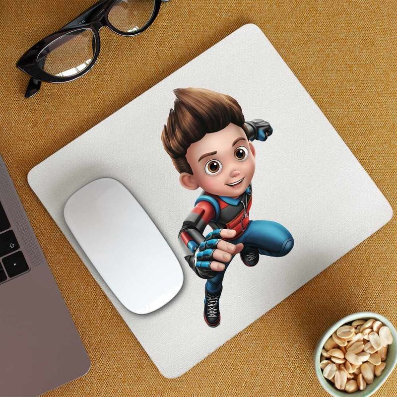 PC, gaming si accesorii - Periferice PC - Mousepad - Mousepad Paw Patrol Ryder Patrula Catelusilor Politist, CoolTrend, 21x19cm - Infinity.ro