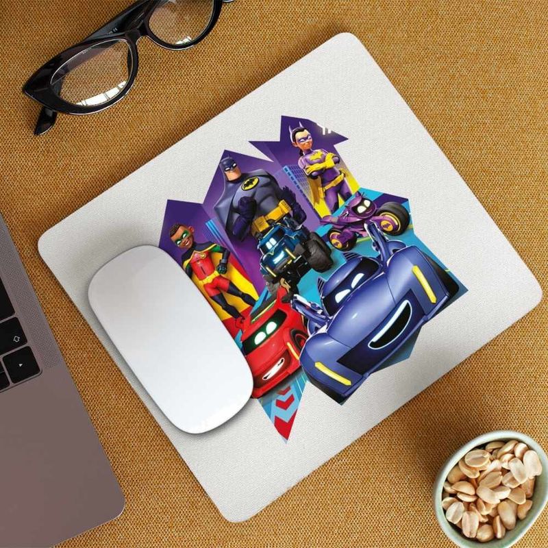PC, gaming si accesorii - Periferice PC - Mousepad - Mousepad Batwheels Batman Robin Batgirl Batroti Legende, CoolTrend, 21x19cm - Infinity.ro