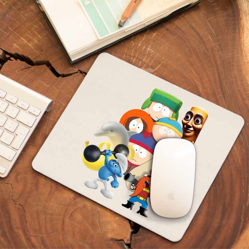 PC, gaming si accesorii - Periferice PC - Mousepad - Mousepad South Park Tung Sahur Strumf Sportiv Yosemite Sam Brainrot Italian, CoolTrend, 21x19cm - Infinity.ro